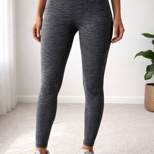 Calvin Klein Heathered Charcoal High-Rise Leggings